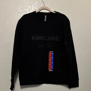 Kirkland Signature Black Crewneck L